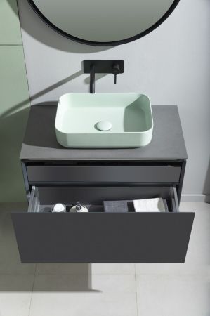 Тумба под раковину Allen Brau Infinity 85 1.21002.AM антрацит матовый, артикул 1.21002.AM