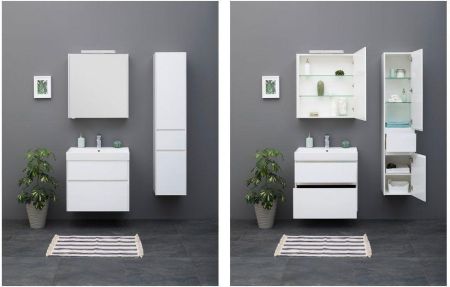 Мебель для ванной Aquanet Бруклин 70 белый, артикул 00207804