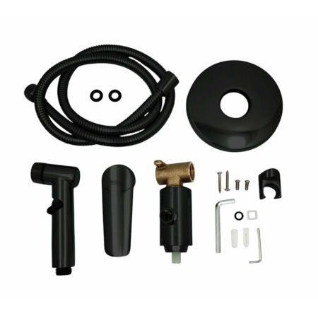 Гигиенический душ со смесителем встраиваемый ESKO SMHLGB, черный