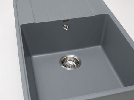 Кухонная мойка Grandex Aqua Topline 600212, серый