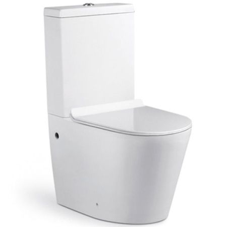 Унитаз компакт Timo Inari TK-501 с бачком и сиденьем Микролифт, артикул TK-501