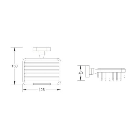 Мыльница BELZ B90102-1, черный