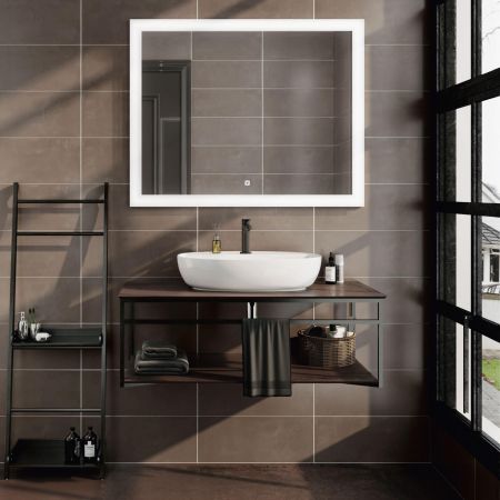 Раковина PLAZA накладная 60, белая глянцевая, артикул PLR.wb.60.1