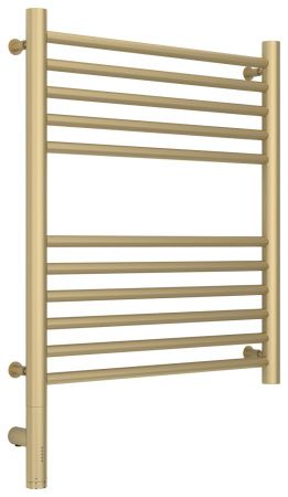 Полотенцесушитель электрический "БОГЕМА 3.0" прямая 600х500 / МЭМ левый (Матовая шампань)