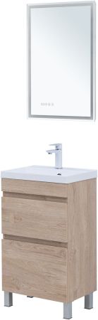 Тумба под раковину Aquanet Нота New 50 дуб светлый, артикул 00344137