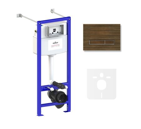 Комплект 4 в 1 инсталляции для подвесного унитаза Lavinia Boho Relfix 77020025, артикул 77020025