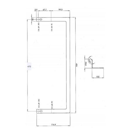 Artceram Blend полотенцедержатель для раковины 55см, цвет хром )