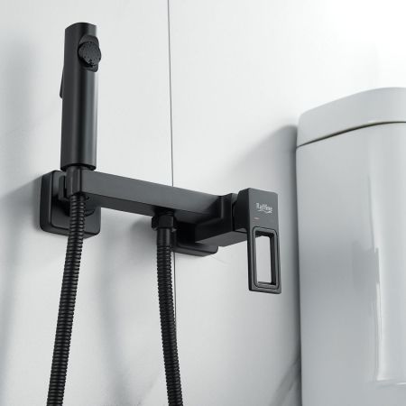 Гигиенический душ со смесителем Raffine F0596H-1, черный