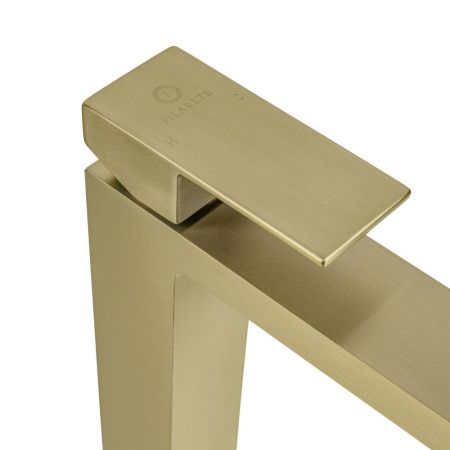 Смеситель для раковины высокий FILARETE Fing FL6040MG, матовое золото