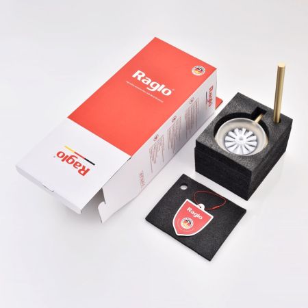 Ершик настенный Raglo R300.10.03, золотой сатин