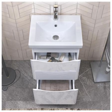 Тумба с раковиной напольная VIGO Glem  321-com, 50 см, артикул 321-com