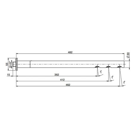 Fima Carlo Frattini Soffioni Верхний душ, Still настенный, цвет: хром, артикул F5912SCR