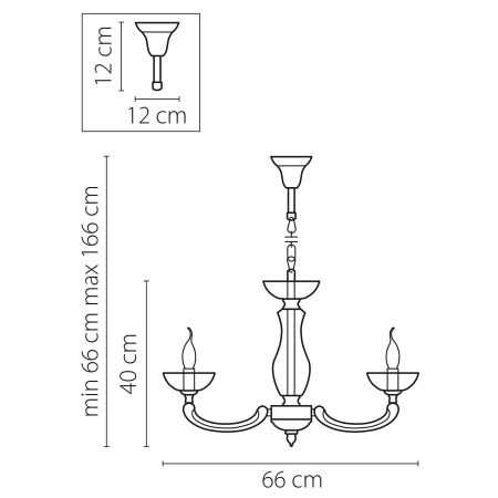 Люстра подвесная Barcato Lightstar Premium 697062