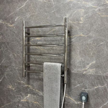 Полотенцесушитель электрический Fixsen CLASSIC 600х500 FX-7100, хром, артикул FX-7100