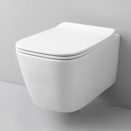 Artceram A16  Унитаз подвесной безободковый 36х52 см, с креплениями,  цвет белый