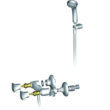 Смеситель для душа D&K Grimm Hessen DA1383101 Хром, артикул DA1383101