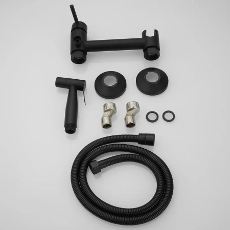 Гигиенический душ со смесителем Shevanik S107H, черный