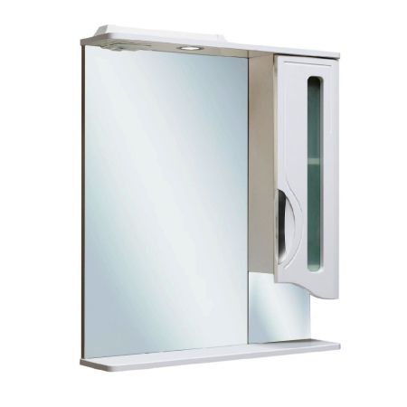 Зеркальный шкаф Runo правый Толедо 65 (00000001040), артикул 00000001040