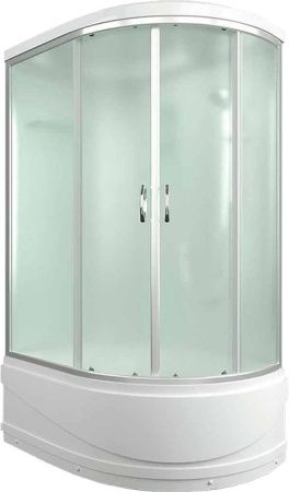 Душевая кабина Erlit Comfort ER3512TPL 120x80 задняя стенка Белая стекло матовое