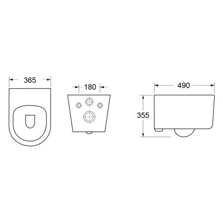 Унитаз TANARO Aria MW подвесной, матовый белый Cerutti SPA CT9236 Унитаз TANARO Aria MW подвесной, матовый белый Cerutti SPA CT9236