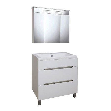 Тумба под раковину Runo Парма 75 4620750025823 Белая