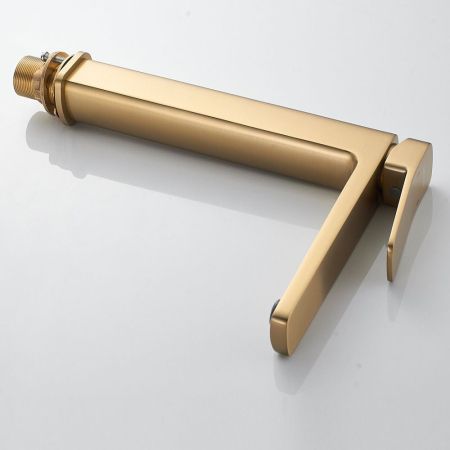 Смеситель для раковины Shevanik S9911G, золотой сатин, артикул S9911G