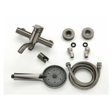 Смеситель для ванны Fmark FS8206Q, гранит