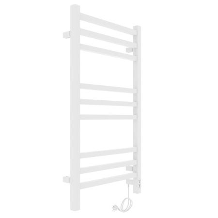 Полотенцесушитель электро "Астор ЧК9 350х700", белый муар, правый