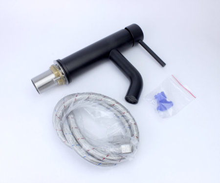 Смеситель для раковины Bronze de Luxe SCANDI 1451B, черный, артикул 1451B