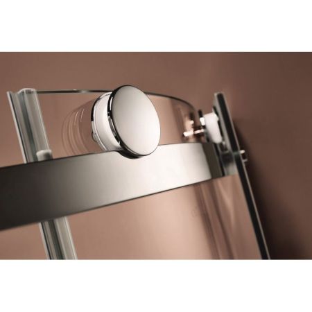 Душевой уголок Cezares Stylus-M R-2 100x100 профиль Хром стекло прозрачное, артикул STYLUS-O-M-R-2-100-C-Cr