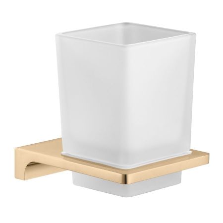 Стакан для ванной комнаты Rav Slezak NIL NLA0201Z, золото, артикул NLA0201Z