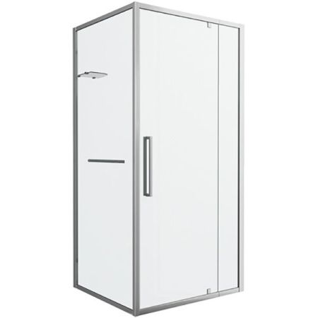 Душевой уголок Bravat Line 90x90 BS090.2116A профиль Хром стекло прозрачное