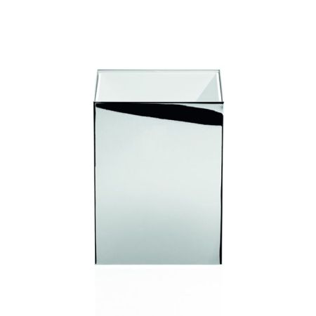 Decor Walther DW 74 Корзина для бумаги 17x17x24см, цвет: хром, артикул 0614000