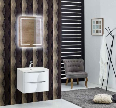 Тумба под раковину Vincea Roberta VMC-1R600LW подвесная L.White, артикул VMC-1R600LW