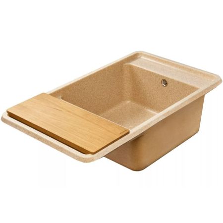 Кухонная мойка Акватон Беллис 87 1A724832BS220 Песочный, артикул 1A724832BS220