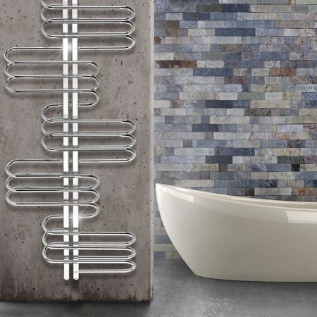 Водяной полотенцесушитель Grota Rio 700х1575 Хром