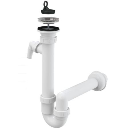 Сифон для кухонной мойки Alcaplast A810-DN40 Белый, артикул A810-DN40