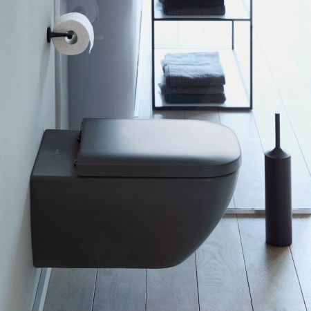 Унитаз, Duravit, Happy D.2, безободковый (с открытым смывным краем), тип установки-подвесной, ширина, мм-365, глубина, мм-540, высота, мм-335, форма чаши-прямоугольная, выпуск-горизонтальный, без декора, материал-керамика, сиденье-в комплект не входит (пр, артикул 2222098900