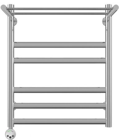 Электрический полотенцесушитель Terminus Хендрикс П6 500x596 4660059921273 с полкой Хром