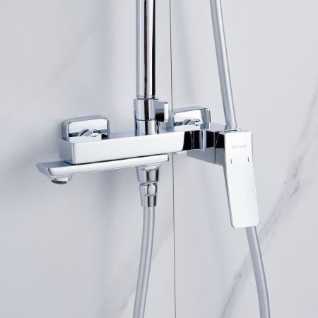 Душевая система Shevanik S4436, хром