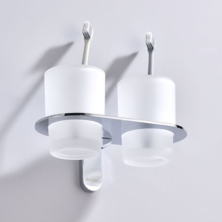 Стакан для ванной комнаты двойной Raglo R300.08, хром