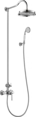 Душевая стойка со смесителем для верхнего и ручного душа CEZARES LIBERTY-F-CD-01, артикул LIBERTY-F-CD-01