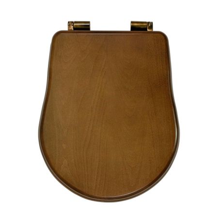 BELLA Крышка/сиденье унитазa Lux, с системой Microlift, цвет Noce /бронза, артикул 20675