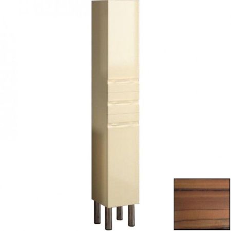 Шкаф пенал SanVit Прима 30 pprim с фактурой под дерево прямые ручки Зебрано, артикул pprim