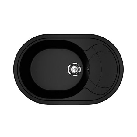 Кухонная мойка Ulgran U-610-344, ультра-черный, артикул U-610-344