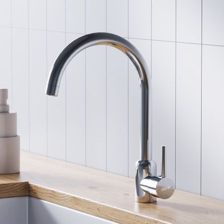 D3007000 Logic кухонный смеситель поворотный, хром, артикул D3007000