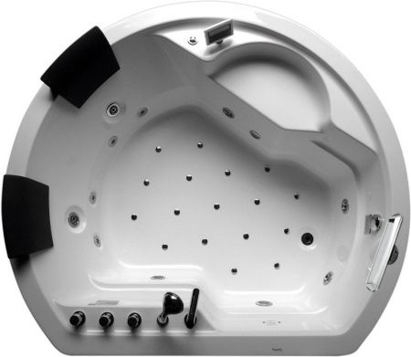 Акриловая ванна Gemy G9053 O 185х162 с гидромассажем