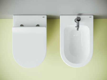 Напольный приставной унитаз Metropol Rimless CN4004, артикул CN4004