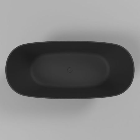 Ванна WHITECROSS Onyx C 160x75 (черный мат) иск. камень, артикул 0206.160075.201