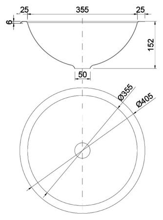 Раковина Nofer 40 13030.RB хром, глянцевая Раковина Nofer 40 13030.RB хром, глянцевая